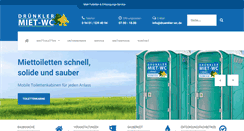 Desktop Screenshot of druenkler-wc.de